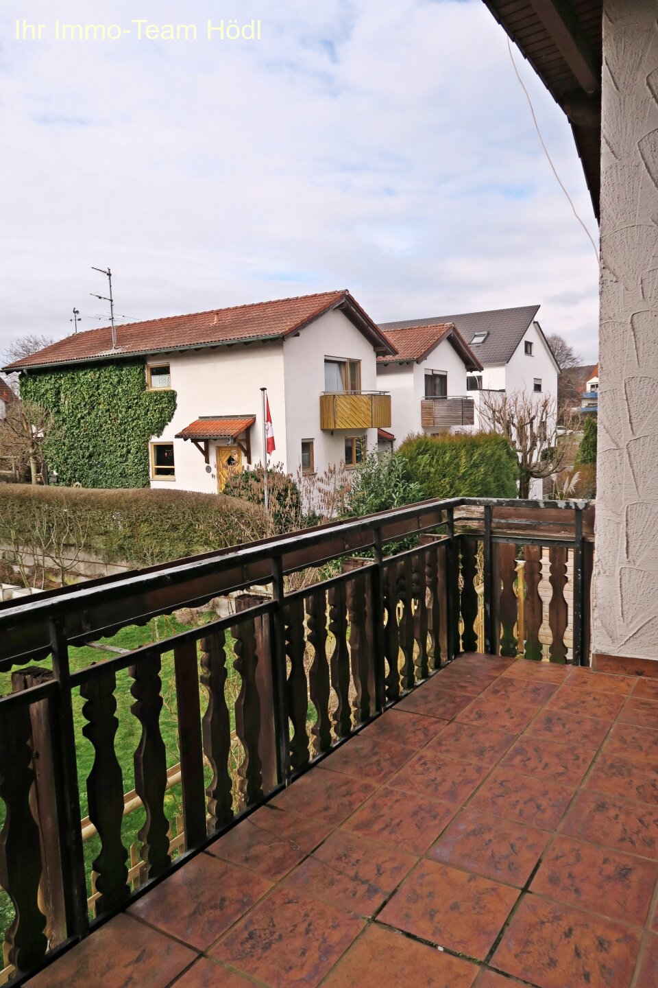 Balkon in West-Ausrichtung 