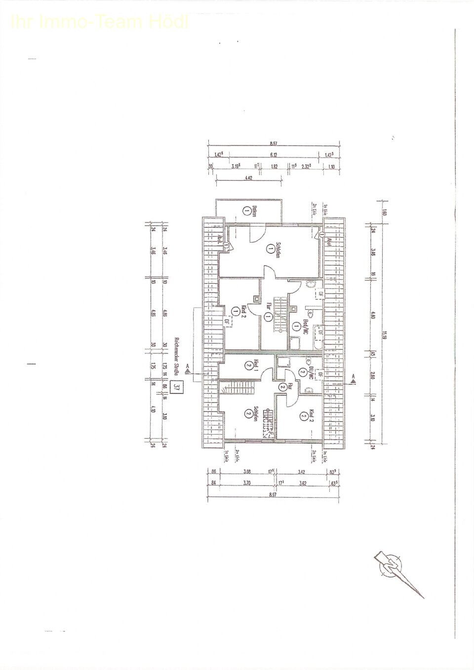 Grundrissplan DG