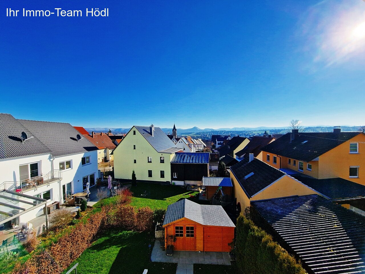 Sicht vom Balkon