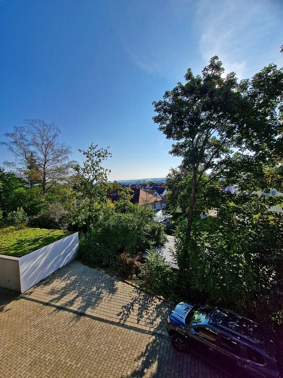Blick vom Balkon