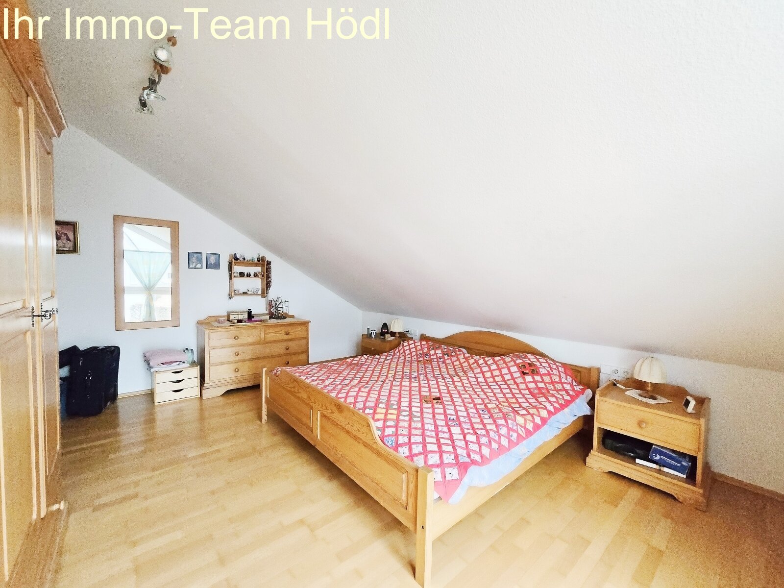 Schlafzimmer Blick vom Fenster