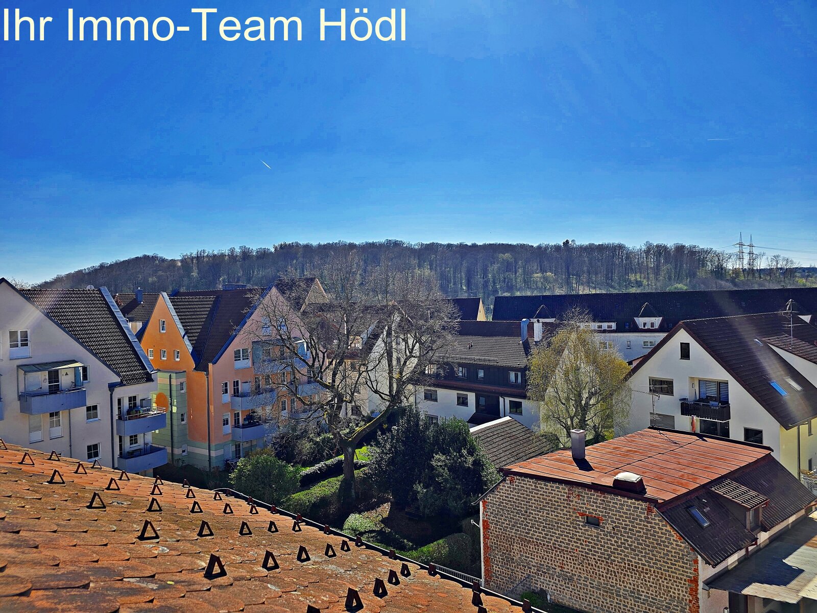 Blick von der Dachterrasse 