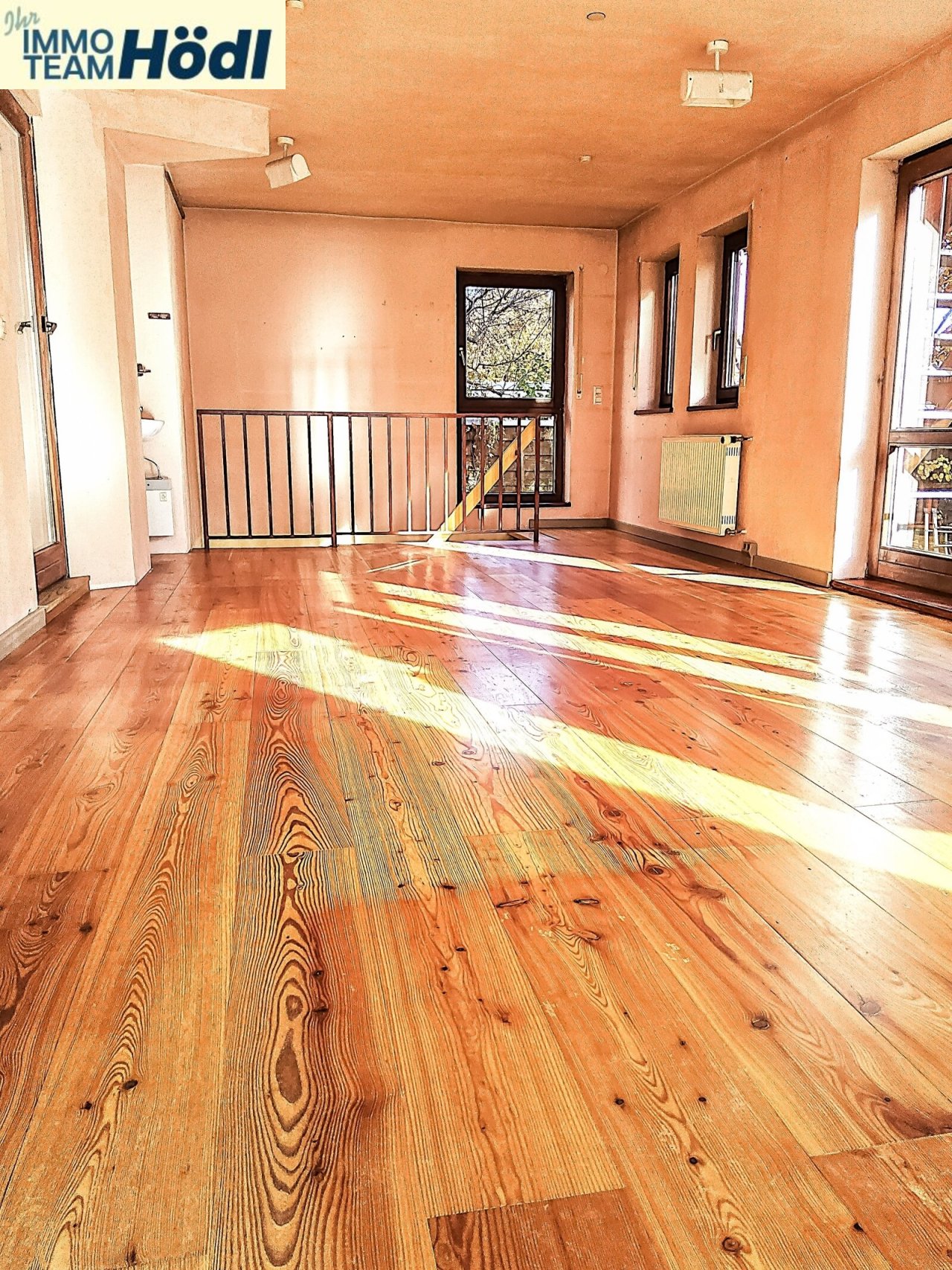 Anbau Blickseite zur Treppe