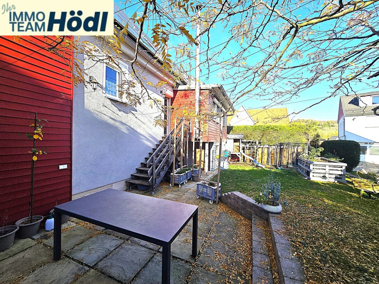 Terrasse und Garten – ideal zum Entspannen