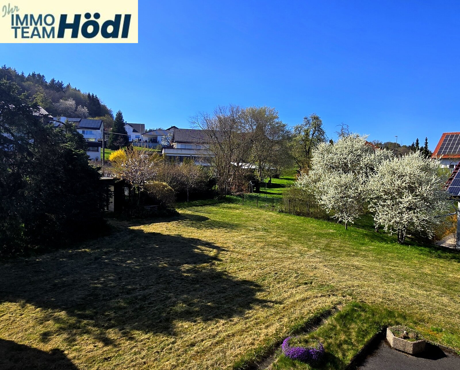 Blick in den großen Garten 