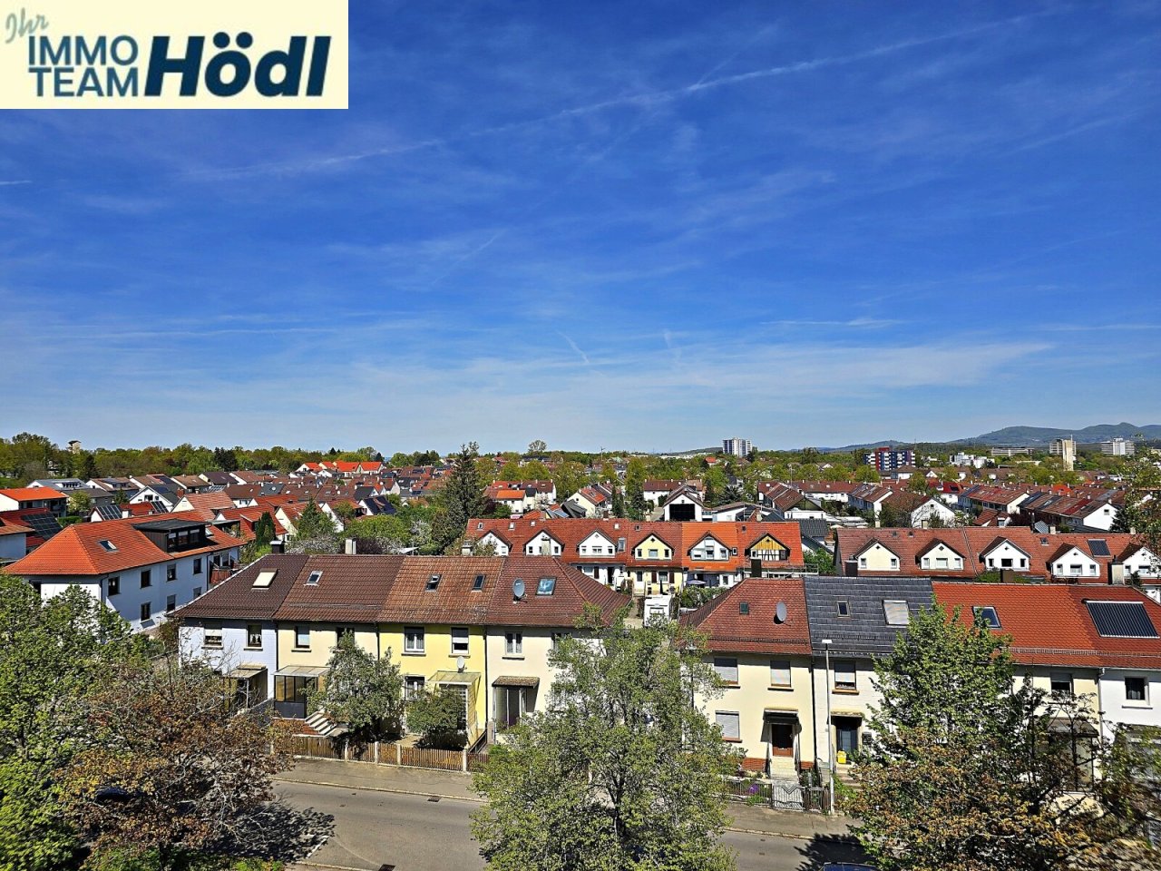 Blick vom Balkon in der Küche