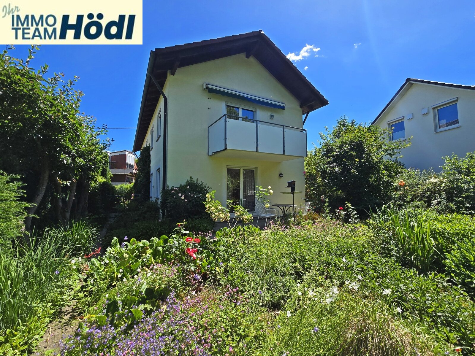 Rückansicht vom Haus